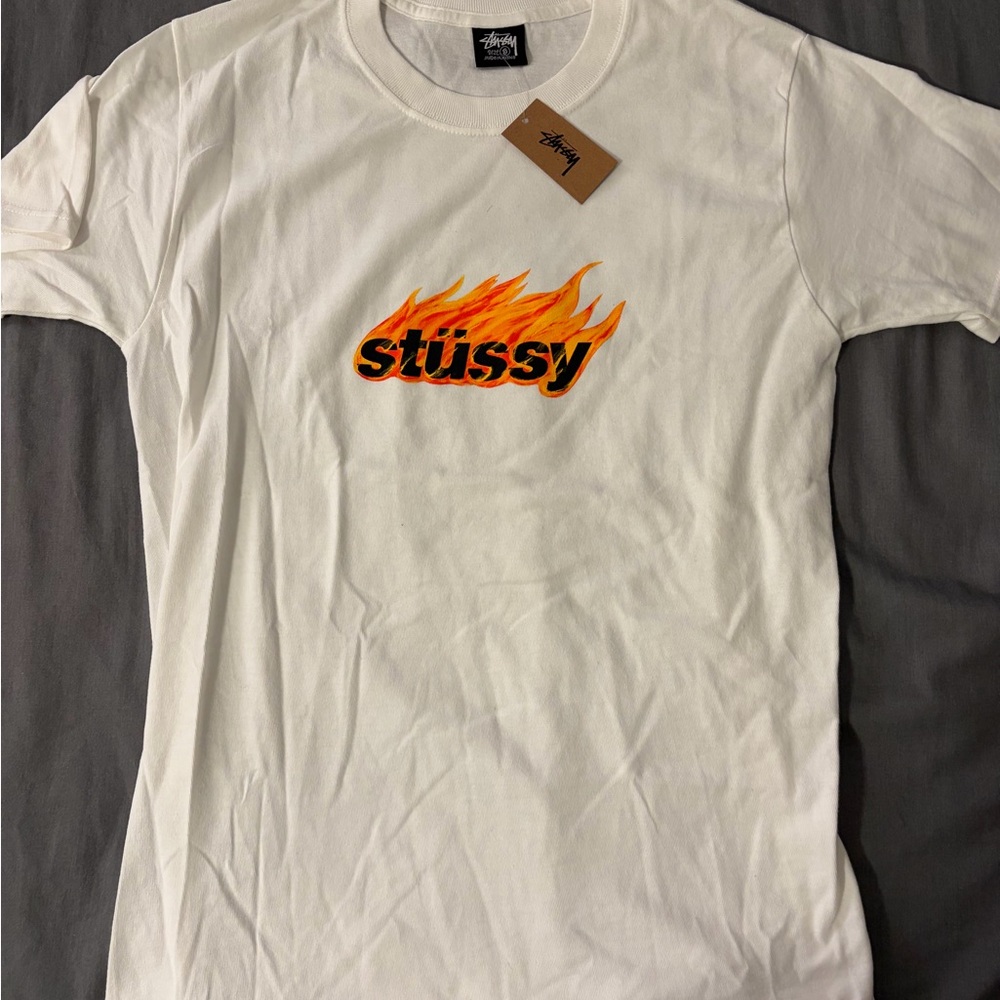 Stussy Classic White Tee new with tags